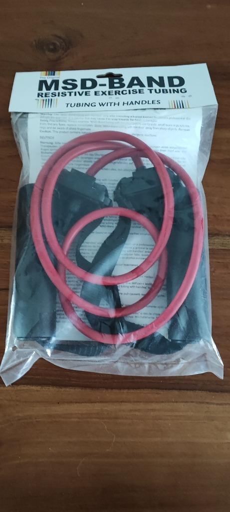 MSD Band Resistive Exercise Tubing NIEUW Medium, Sport en Fitness, Fitnessmaterialen, Nieuw, Ophalen of Verzenden