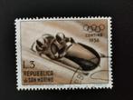 San Marino 1955 - sport - Olympische Winterspelen, Ophalen of Verzenden, Gestempeld