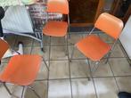 keukenstoelen, Huis en Inrichting, Stoelen, Ophalen, Gebruikt, Kunststof, Vier