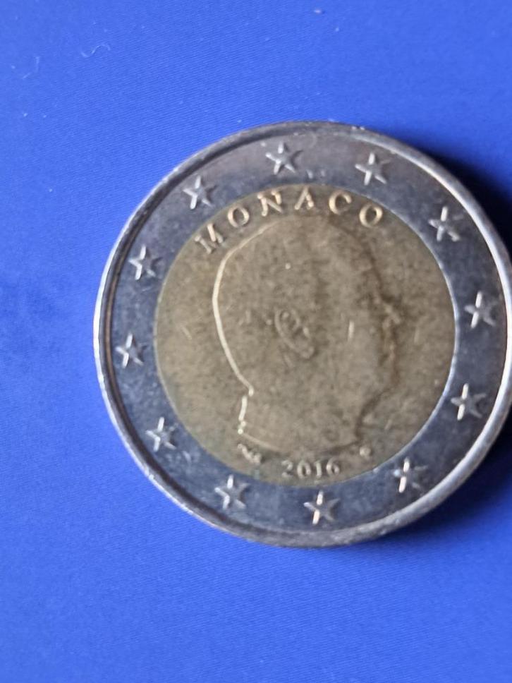 2016 Monaco 2 euro Albert II, Postzegels en Munten, Munten | Europa | Euromunten, Losse munt, 2 euro, Monaco, Verzenden