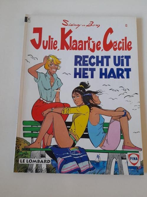 Stripverhaal Julie, Klaartje en Cecile - Recht Uit Het Hart, Boeken, Stripverhalen, Zo goed als nieuw, Ophalen of Verzenden