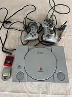 Sony PlayStation 1 console met 2 controllers, Games en Spelcomputers, Spelcomputers | Sony PlayStation 1, Met 2 controllers, Zo goed als nieuw