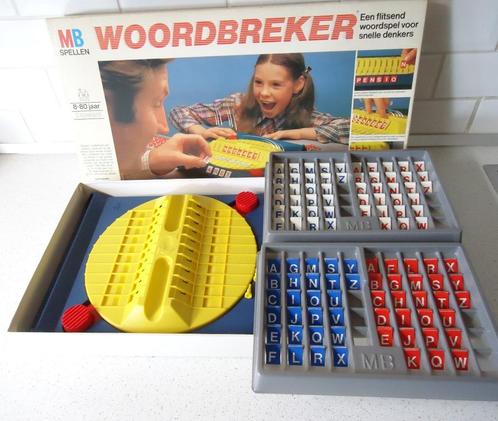 Vintage spel "Woordbreker" van MB in prima staat !, Hobby & Loisirs créatifs, Jeux de société | Jeux de plateau, Utilisé, 1 ou 2 joueurs