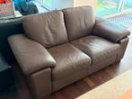 Zetel leer tweezit GRATIS, Ophalen, Gebruikt, Tweepersoons, Leer