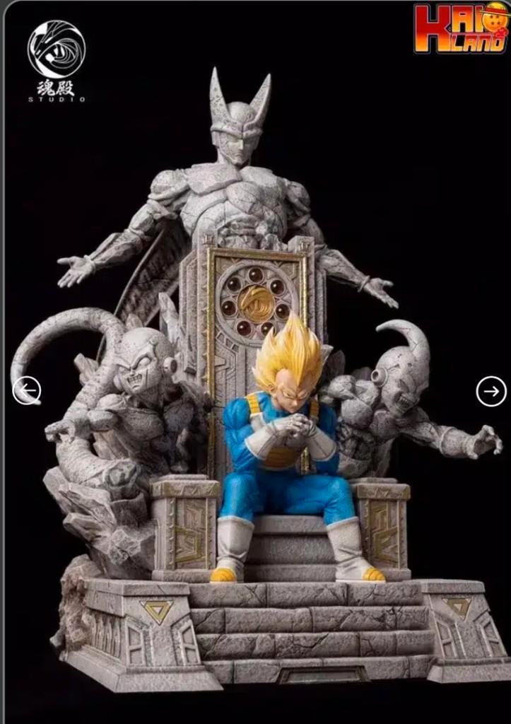 Vegeta Throne HunDian studio 1-4, Verzamelen, Beelden en Beeldjes, Zo goed als nieuw, Ophalen