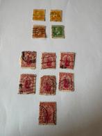 Lot 11 antieke postzegels Nieuw-Zeeland gebruikt begin 20e, Ophalen of Verzenden, Gestempeld
