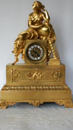 Super mooie vergulde bronzen klok., Antiek en Kunst, Ophalen