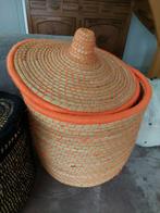 Marokkaanse mand met deksel, Ophalen, Nieuw, Rond, Mand