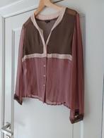 Gilet blouse Caroline Biss maat 42, Ophalen of Verzenden, Zo goed als nieuw, Maat 42/44 (L), Bruin