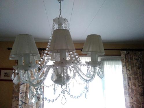 Hanglamp opaal glas, Huis en Inrichting, Lampen | Kroonluchters, Zo goed als nieuw, Glas, Ophalen of Verzenden