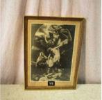 Mooi Oude Prent - Christus wordt van het Kruis afgehaald, Antiek en Kunst, Antiek | Religieuze voorwerpen, Ophalen of Verzenden