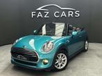 MINI Cooper Cabrio 1.5 * 1ER PROP + CUIR + GPS + CLIM + GARA, Auto's, Mini, 100 kW, 4 zetels, Gebruikt, Leder