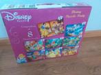 Disney Princess puzzelkoffer met 8 puzzels, zeer goede staat, 4 tot 6 jaar, Ophalen of Verzenden, Zo goed als nieuw