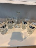 4 glazen en een DUVAL-karaf, Ophalen of Verzenden, Zo goed als nieuw