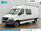 Mercedes-Benz Sprinter 516 2.2 CDI L3H2 Dubbele Cabine Clima, Auto's, Gebruikt, 165 pk, 4 cilinders, Wit