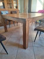 Vierkante tafel met stoelen, Ophalen, Zo goed als nieuw