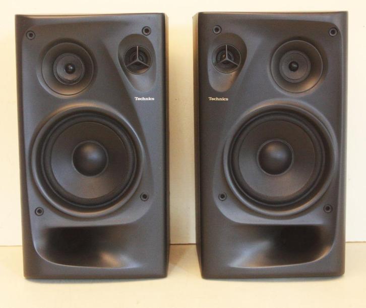 Technics SB-CH550 Luidsprekers / 100 Watt / 6 Ohm / 3-Way, Audio, Tv en Foto, Luidsprekerboxen, Zo goed als nieuw, Front, Rear of Stereo speakers