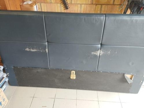 bed tweepersoons, Huis en Inrichting, Slaapkamer | Bedden, Gebruikt, Tweepersoons, 180 cm, 200 cm, Hout, Blauw, Ophalen