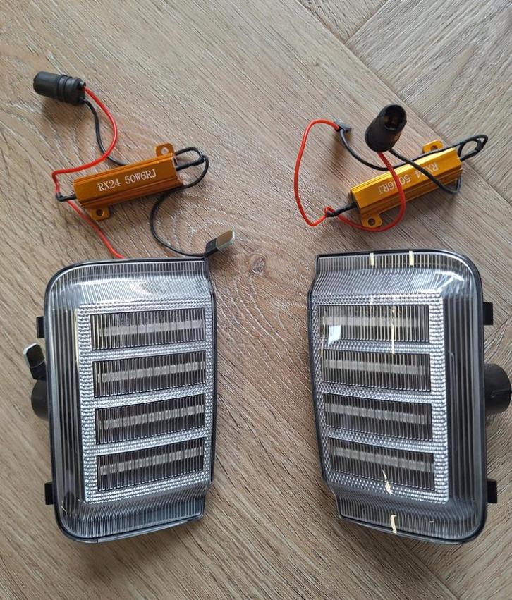 Knipperlicht Fiat Ducato set Dynamisch Chrystal LED ACTIE, Auto diversen, Auto-accessoires, Nieuw, Ophalen of Verzenden