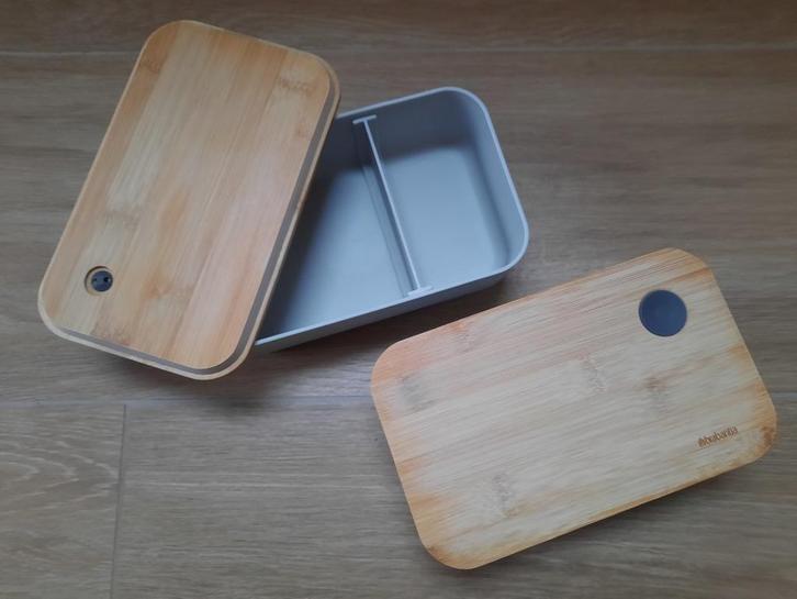 2 boterhamdozen Brabantia, Huis en Inrichting, Keuken | Keukenbenodigdheden, Zo goed als nieuw, Ophalen of Verzenden