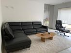 Natuzzi leren hoeksalon met elektrische relax in, Huis en Inrichting, Ophalen, Zo goed als nieuw, Leer