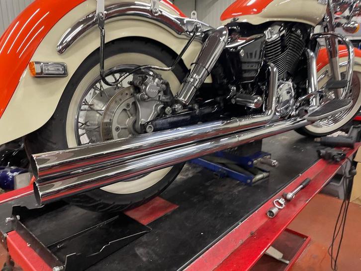 Honda VT1100C3 Aero Shadow Vance&Hines uitlaat, Motoren, Onderdelen | Honda, Gebruikt, Ophalen of Verzenden