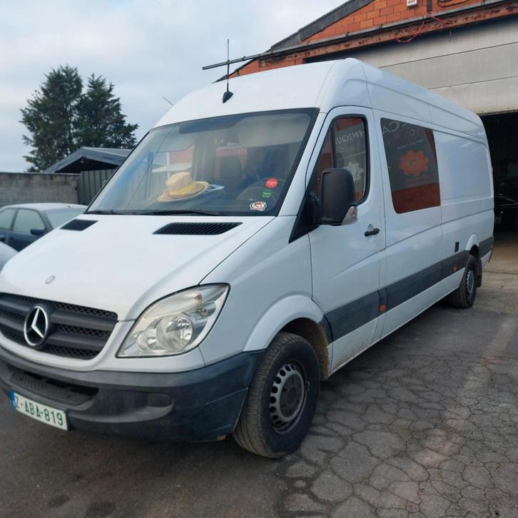 MERCEDES SPRINTER 315 ÉQUIPÉ MOTO, Caravans en Kamperen, Mobilhomes, Particulier, Mercedes