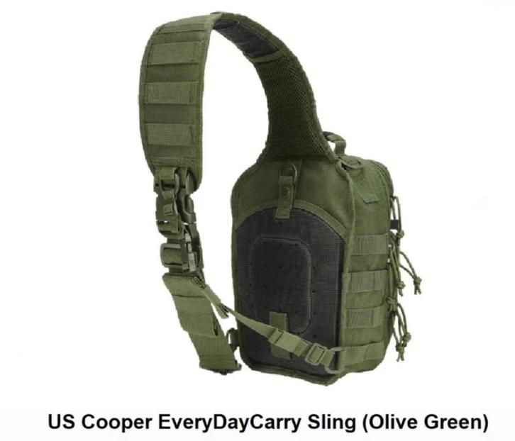 Brandit US Cooper - Sling tas - Medium - NIEUW !, Handtassen en Accessoires, Tassen | Rugtassen, Nieuw, Overige merken, 25 tot 40 cm