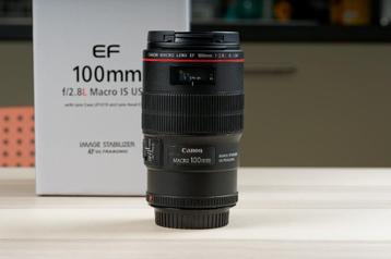 Canon EF 100 mm f/2.8 Macro L IS USM beschikbaar voor biedingen
