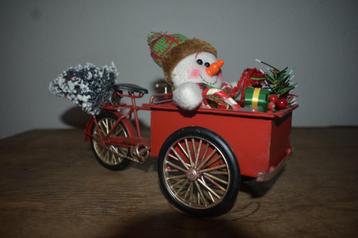 bakfiets kerst cadeau winter kerstmis kado 25 dec sneeuw beschikbaar voor biedingen