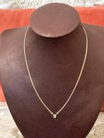 Collier en or 18 carats avec diamants, Comme neuf, Or, Or