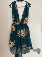 Jumpsuit donkergroen bloemenprint, Ophalen, Nieuw, Maat 42/44 (L), Groen
