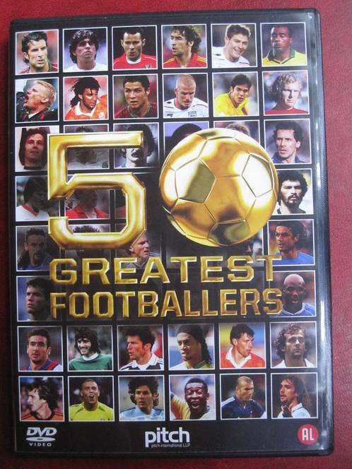 50 greatest footballers, Cd's en Dvd's, Dvd's | Sport en Fitness, Zo goed als nieuw, Documentaire, Voetbal, Alle leeftijden, Ophalen of Verzenden