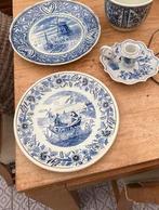 Boch delfts  blauwe borden,kandelaar  # prijzen, Antiek en Kunst, Ophalen