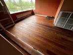 Geleefde houten vloer 34m2, 150 cm of meer, Parket, Gebruikt, 10 tot 30 cm