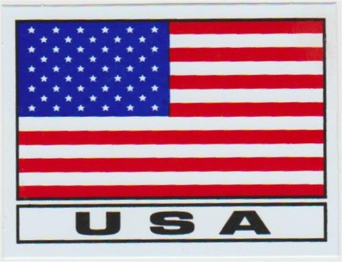 USA vlag sticker #11, Motos, Accessoires | Autocollants, Envoi