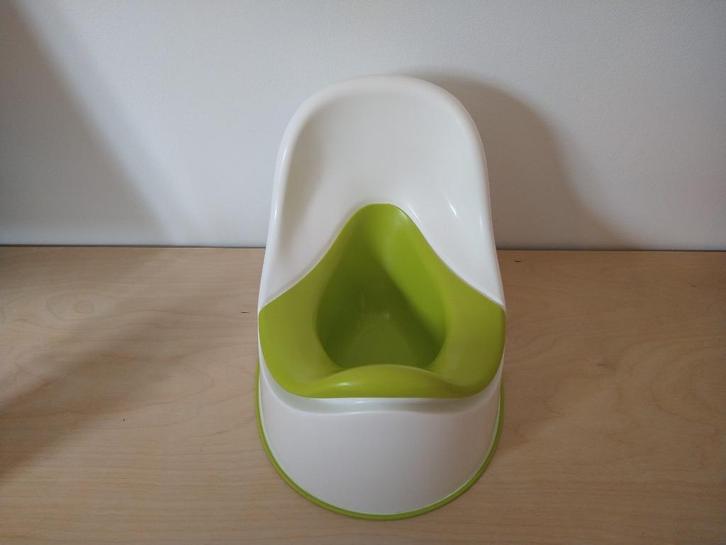 IKEA kinderpot wit/groen, Kinderen en Baby's, Kinderspulletjes, Zo goed als nieuw, Ophalen