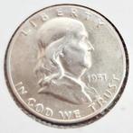USA 1951 - ½ Silver Dollar “Franklin” - S Mint - KM# 199 UNC, Postzegels en Munten, Zilver, Losse munt, Verzenden, Noord-Amerika