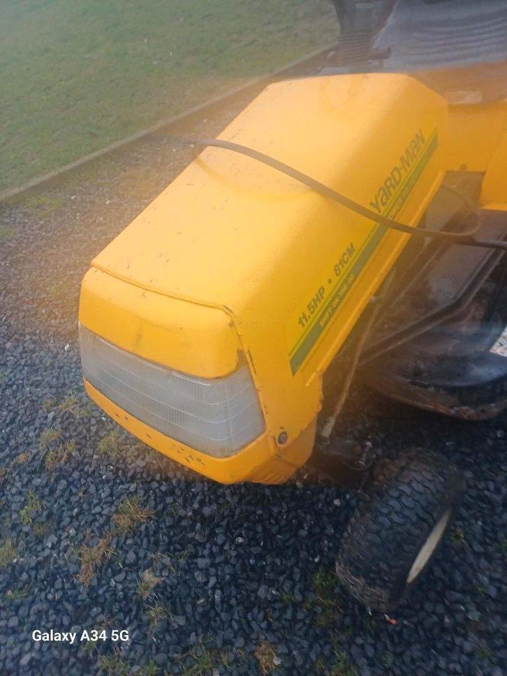 Tracteur tondeuse yard man pour pièces ou à restauré, Jardin & Terrasse, Tondeuses autoportées, Utilisé, Démarrage électrique