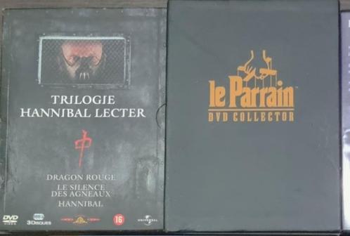 COFFRET DVD COLLECTOR LE PARRAIN - HANNIBAL LECTER, Cd's en Dvd's, Dvd's | Thrillers en Misdaad, Nieuw in verpakking, Actiethriller