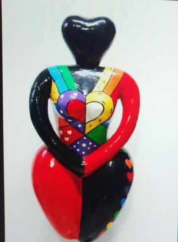 POP-ART beeld Ladyheart. Design Deésse (1954) Limited ed. beschikbaar voor biedingen