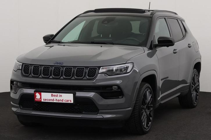 Jeep Compass 1.3i 4WD PHEV 1.3i 4WD PHEV + A/T + GPS + LEDER, Auto's, Jeep, Bedrijf, Te koop, Compass, Achteruitrijcamera, Adaptive Cruise Control