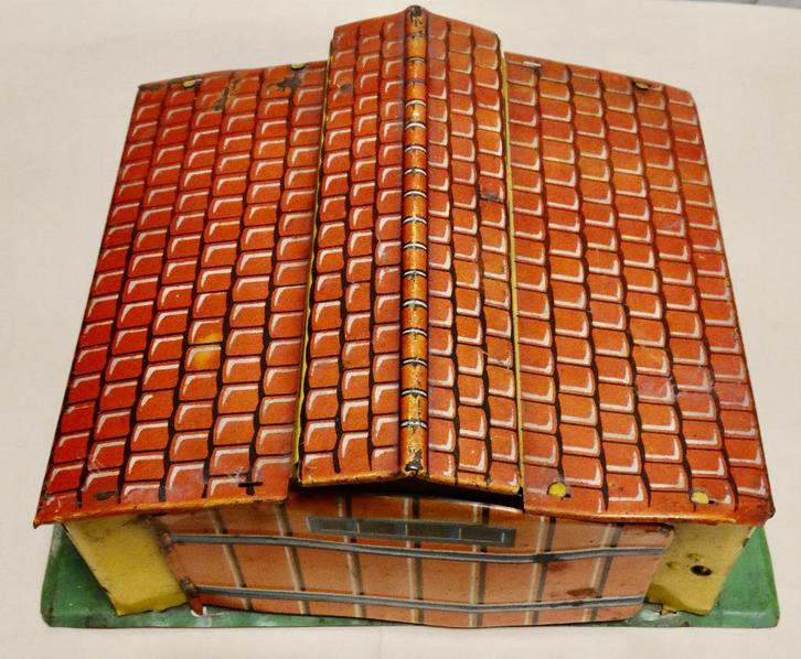 GARAGE MEMO in blik - Gemaakt in Frankrijk, Antiek en Kunst, Antiek | Speelgoed, Ophalen of Verzenden