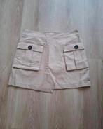 Rok Bershka maat L, Kleding | Dames, Rokken, Beige, Maat 42/44 (L), Zo goed als nieuw, Boven de knie