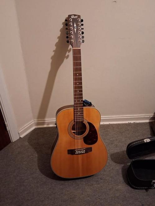 Electrich - acustich Cort 12 - string gitaar, Muziek en Instrumenten, Snaarinstrumenten | Gitaren | Akoestisch, Ophalen of Verzenden