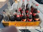 Oude Vintage cola bak met heel oude flesjes, Ophalen, Gebruikt, Overige typen