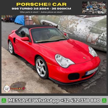 Porsche 996 Turbo Cabriolet 2004 - 35.000 km beschikbaar voor biedingen