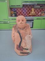 Klei Beeldje - De Wachter 94, Antiquités & Art, Art | Sculptures & Bois, Enlèvement ou Envoi