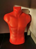 Plastic torso man rood paspop H60cm, Divers, Comme neuf, Enlèvement