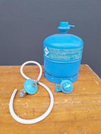 Gasfles klein met toebehoren, Caravans en Kamperen, Ophalen, Gebruikt
